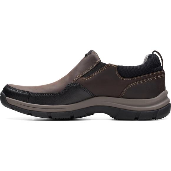 NWT Clarks Men’s Walpath Step Loafers Dark Brown Dress Casual Shoes Size 7.5 US - Picture 6 of 6